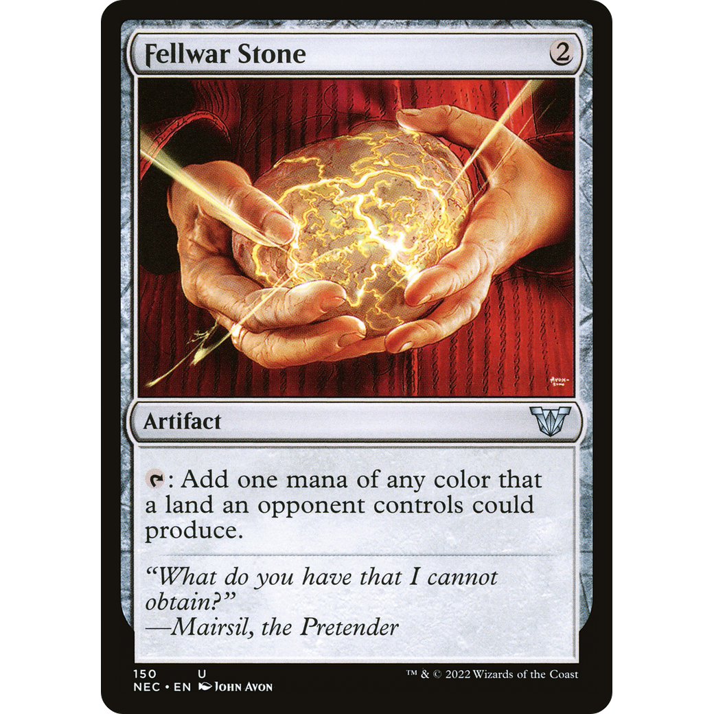 Fellwar Stone (NEC-150) - Neon Dynasty Commander