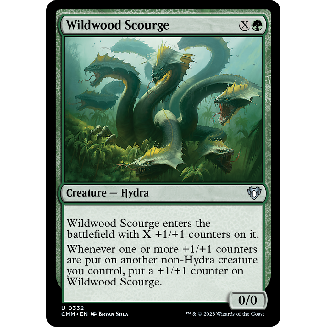 Wildwood Scourge (CMM-332) - Commander Masters