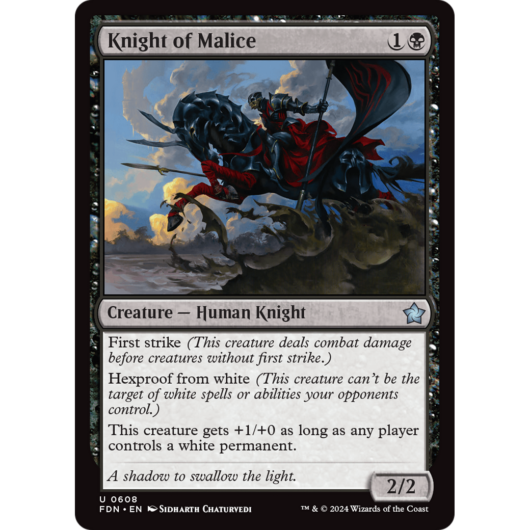 Knight of Malice (FDN-608) - Foundations