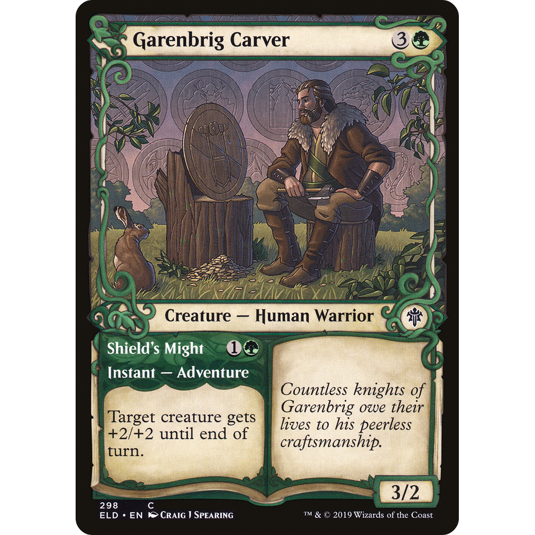 Garenbrig Carver (Showcase) (ELD-298) - Throne of Eldraine: (Showcase)