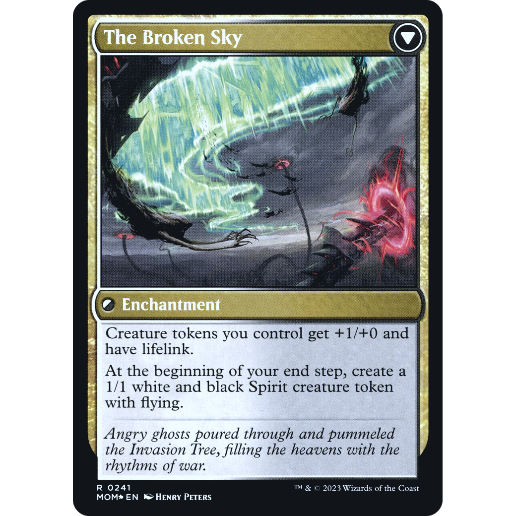 Invasion of Tolvada // The Broken Sky (PRE-241S) - March of the Machine Promos Foil