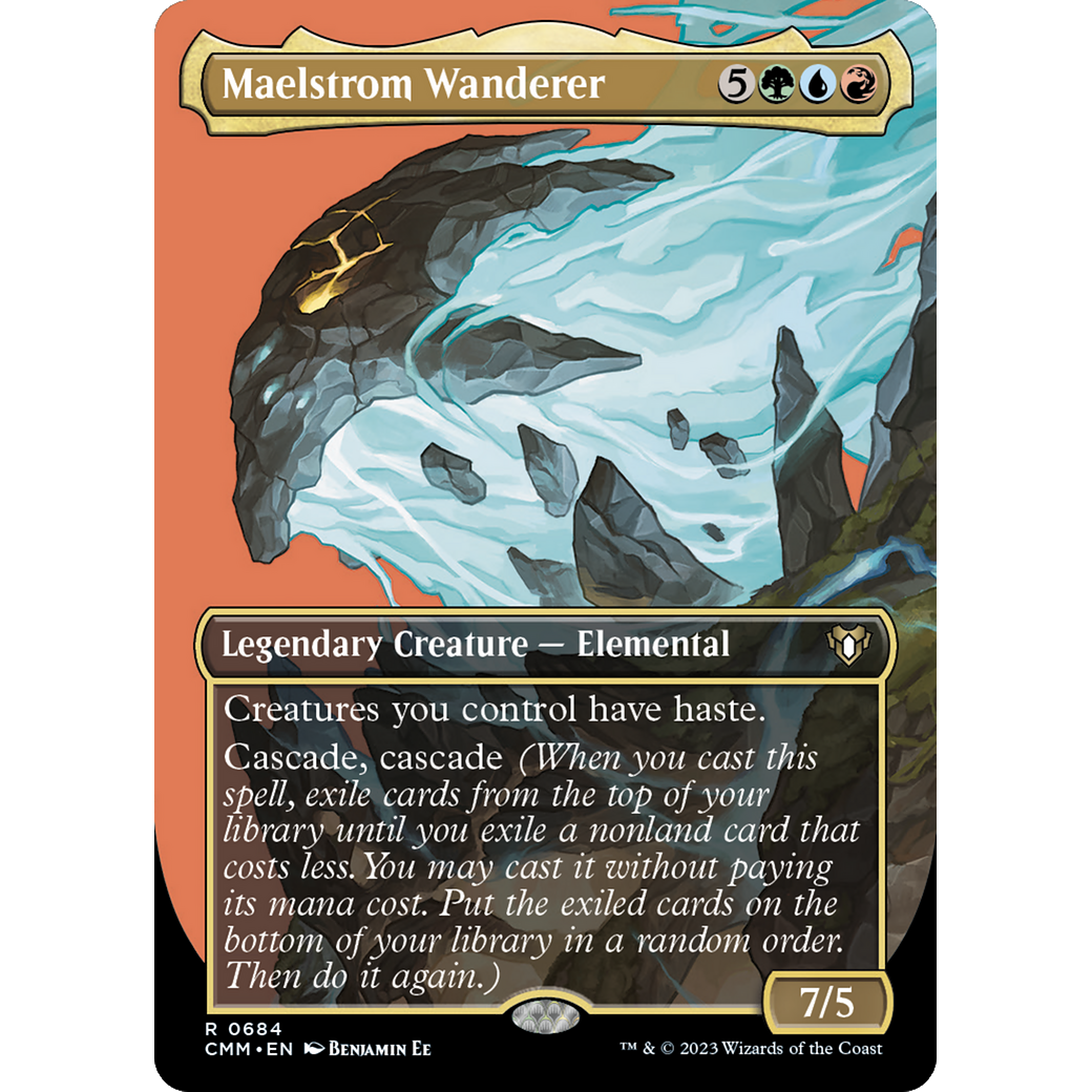 Maelstrom Wanderer (CMM-684) - Commander Masters (Borderless) Foil