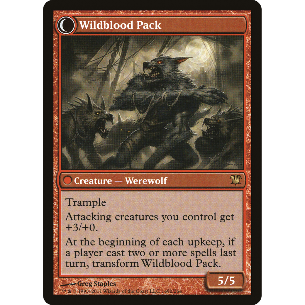 Instigator Gang (ISD-149) - Innistrad: (Double Faced Transform) Foil