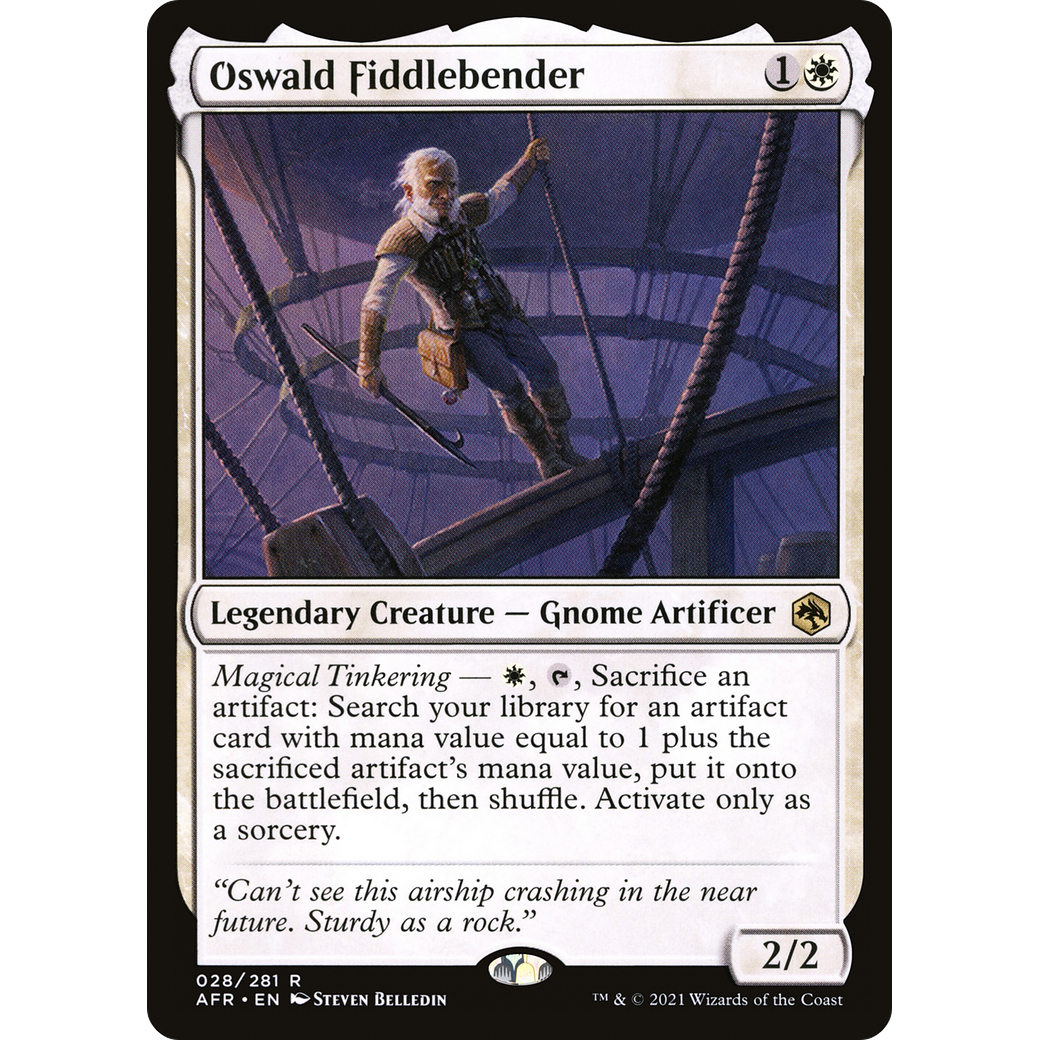 Oswald Fiddlebender (AFR-028) - Adventures in the Forgotten Realms Foil