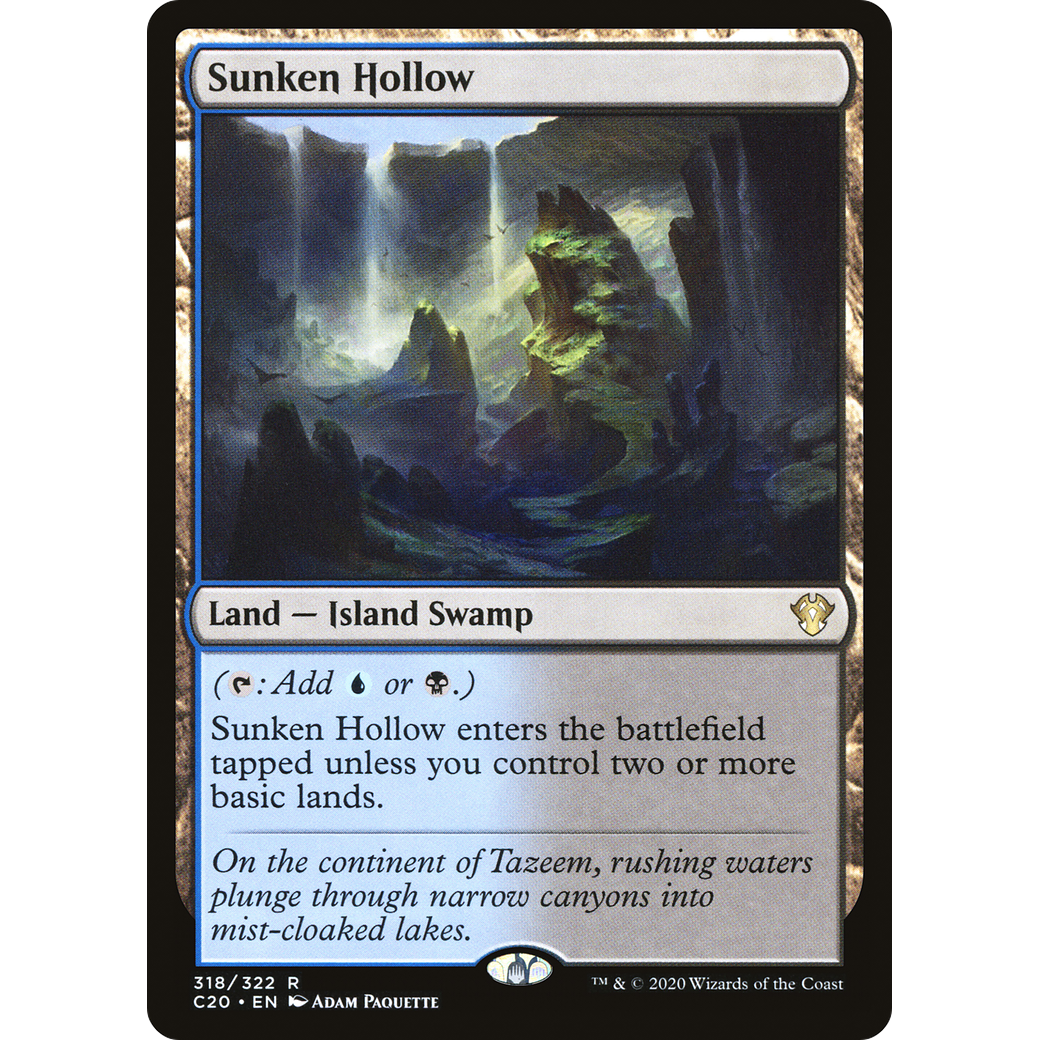 Sunken Hollow (C20-318) - Commander 2020