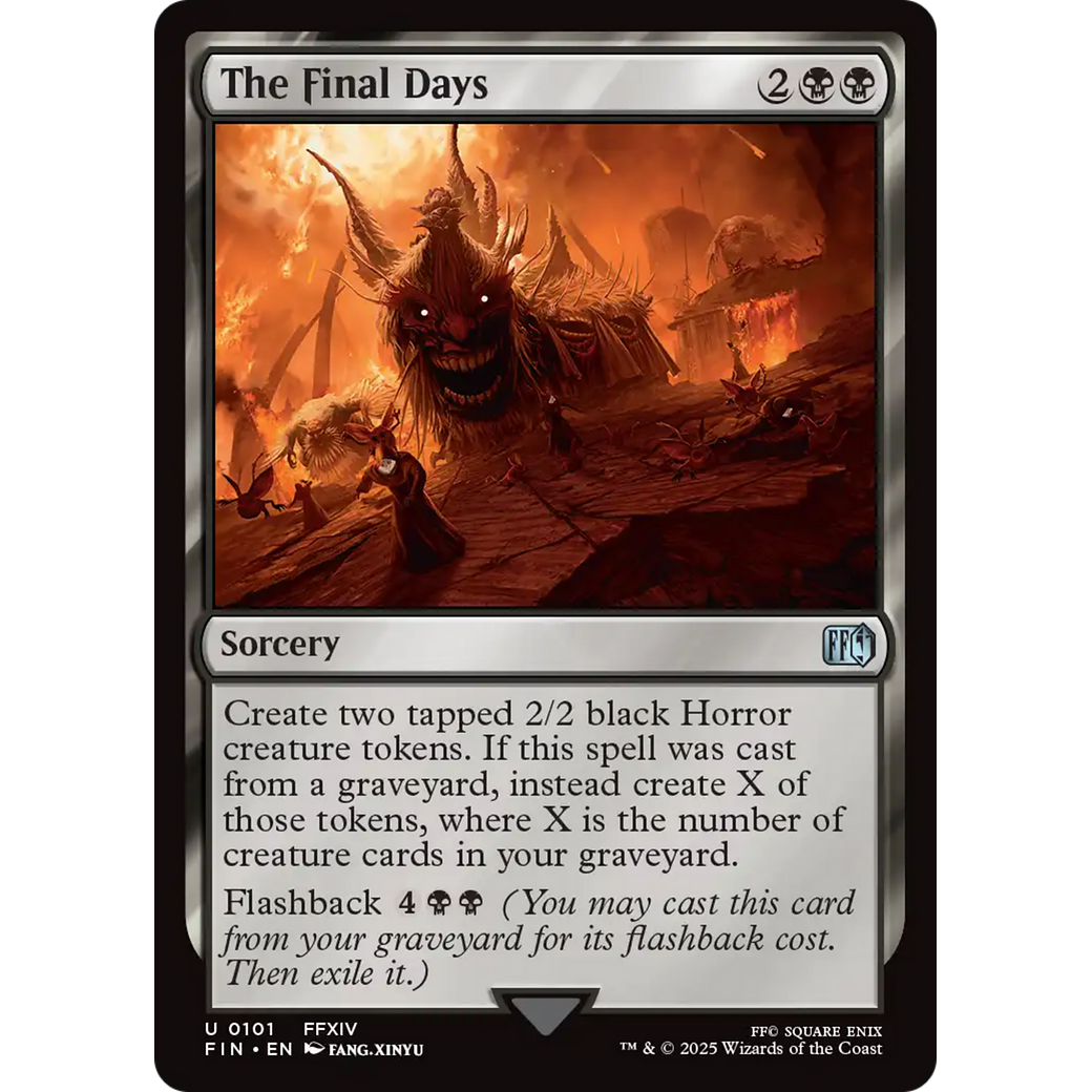 The Final Days (FIN-101) - FINAL FANTASY Foil