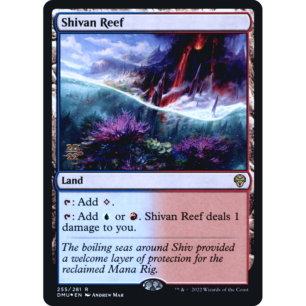 Shivan Reef (PRE-255) - Dominaria United Promos Foil