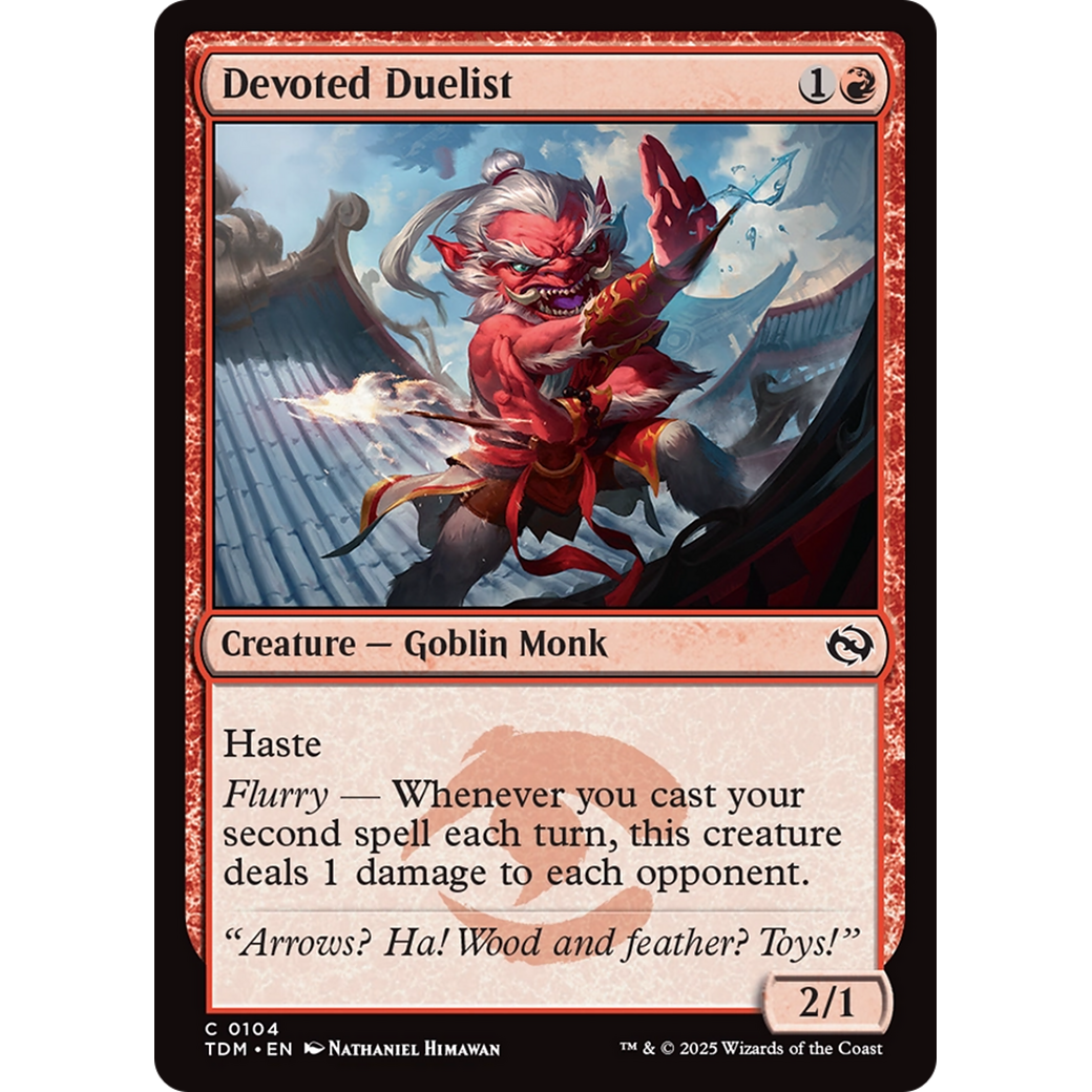 Devoted Duelist (TDM-104) - Tarkir: Dragonstorm Foil