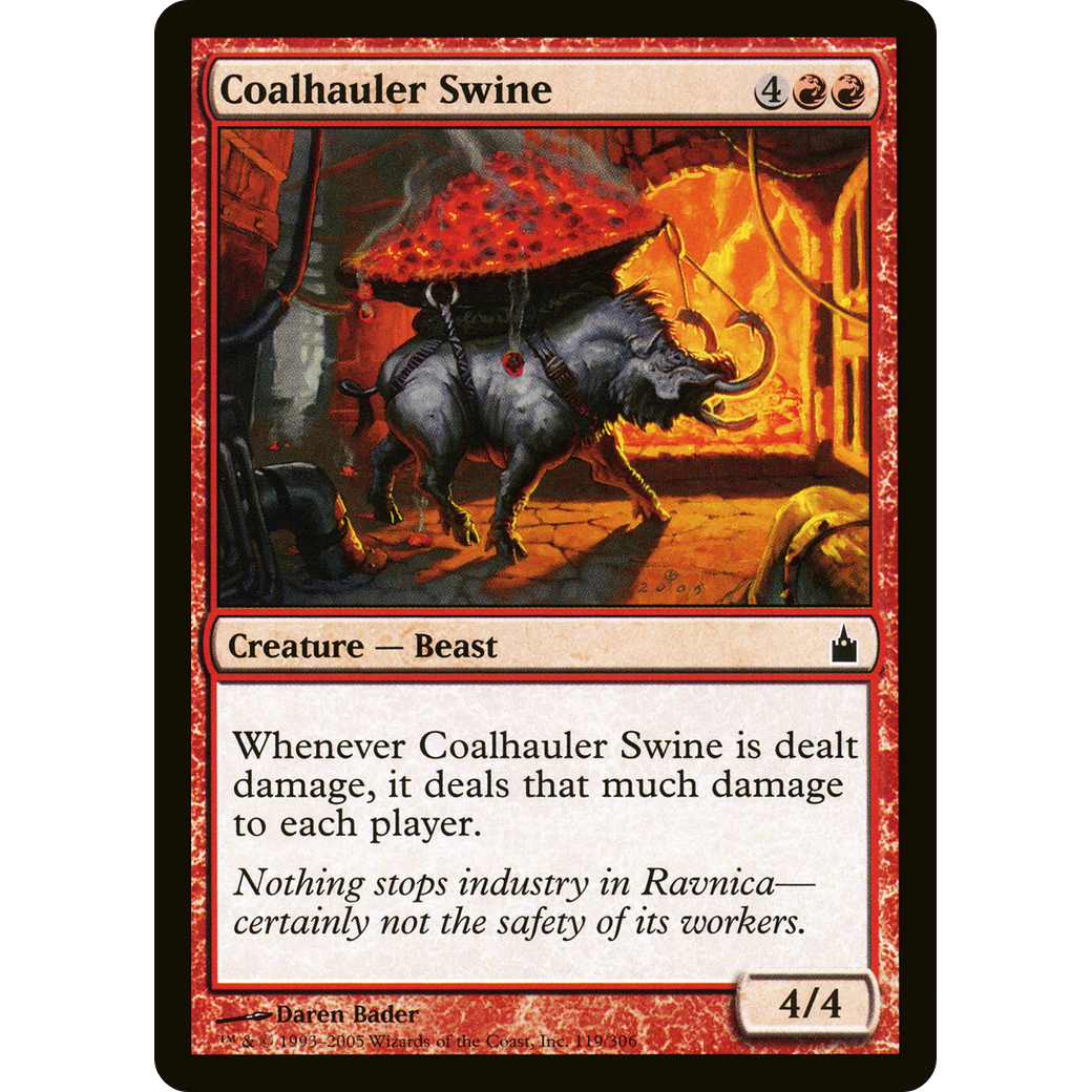 Coalhauler Swine (RAV-119) - Ravnica: City of Guilds Foil