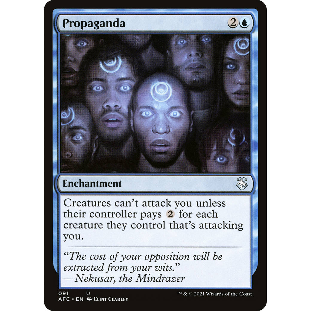 Propaganda (AFC-091) - Forgotten Realms Commander