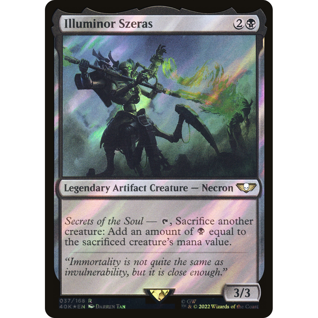 Illuminor Szeras (40K-037) - Warhammer 40,000 Commander Foil