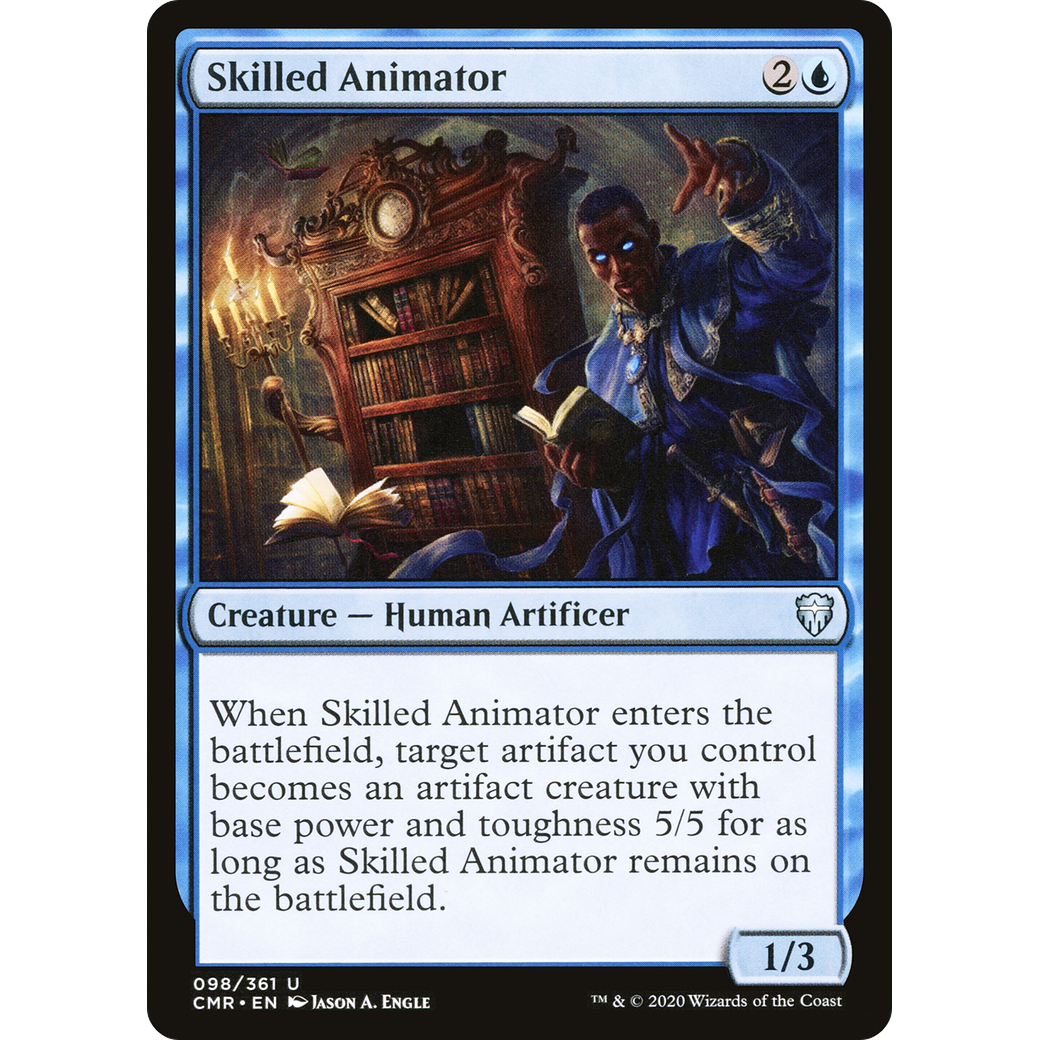 Skilled Animator (CMR-098) - Commander Legends Foil