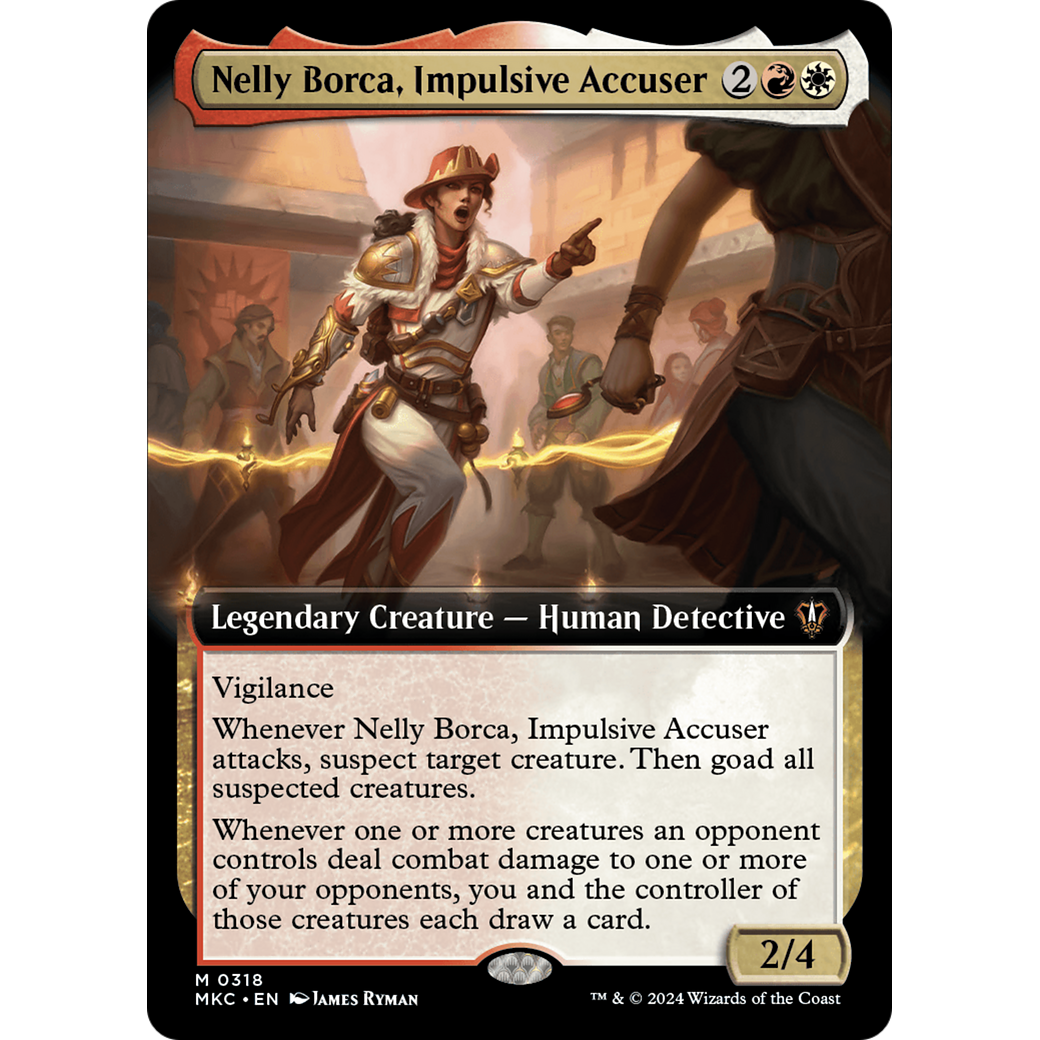 Nelly Borca, Impulsive Accuser (MKC-318) - Murders at Karlov Manor Commander: (Extended Art)