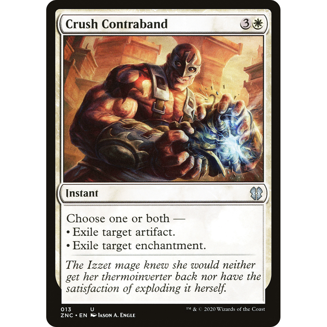 Crush Contraband (ZNC-013) - Zendikar Rising Commander