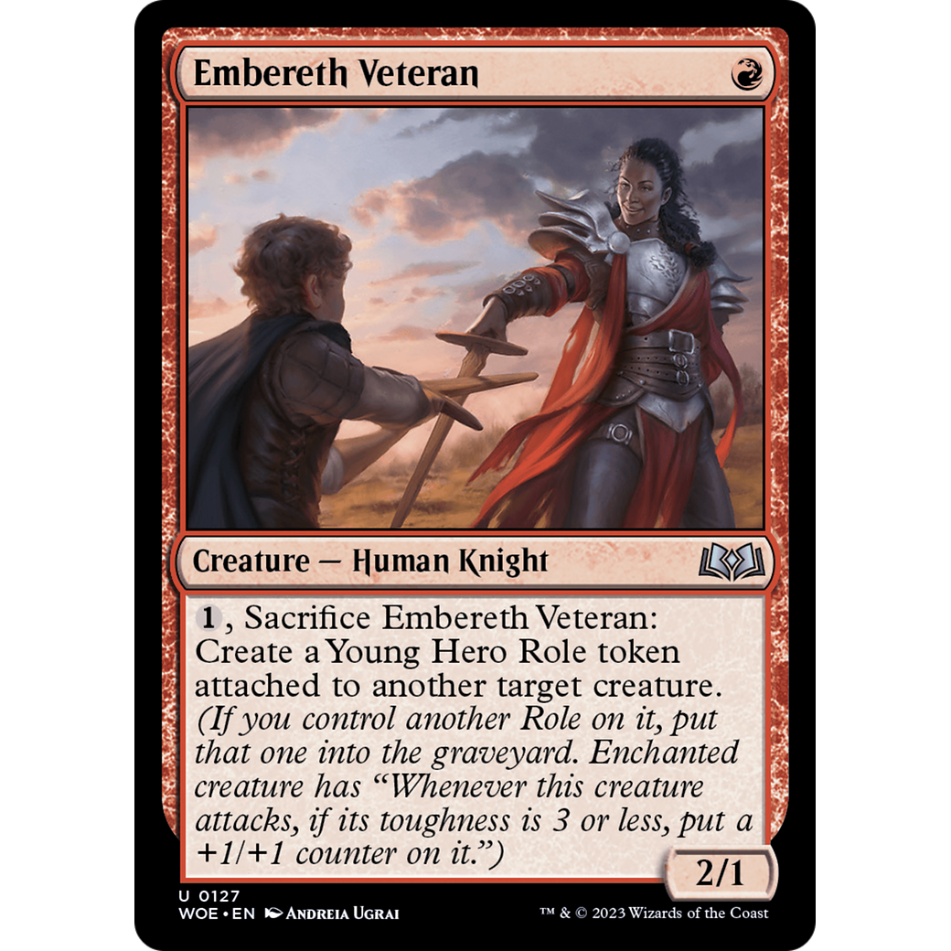 Embereth Veteran (WOE-127) - Wilds of Eldraine