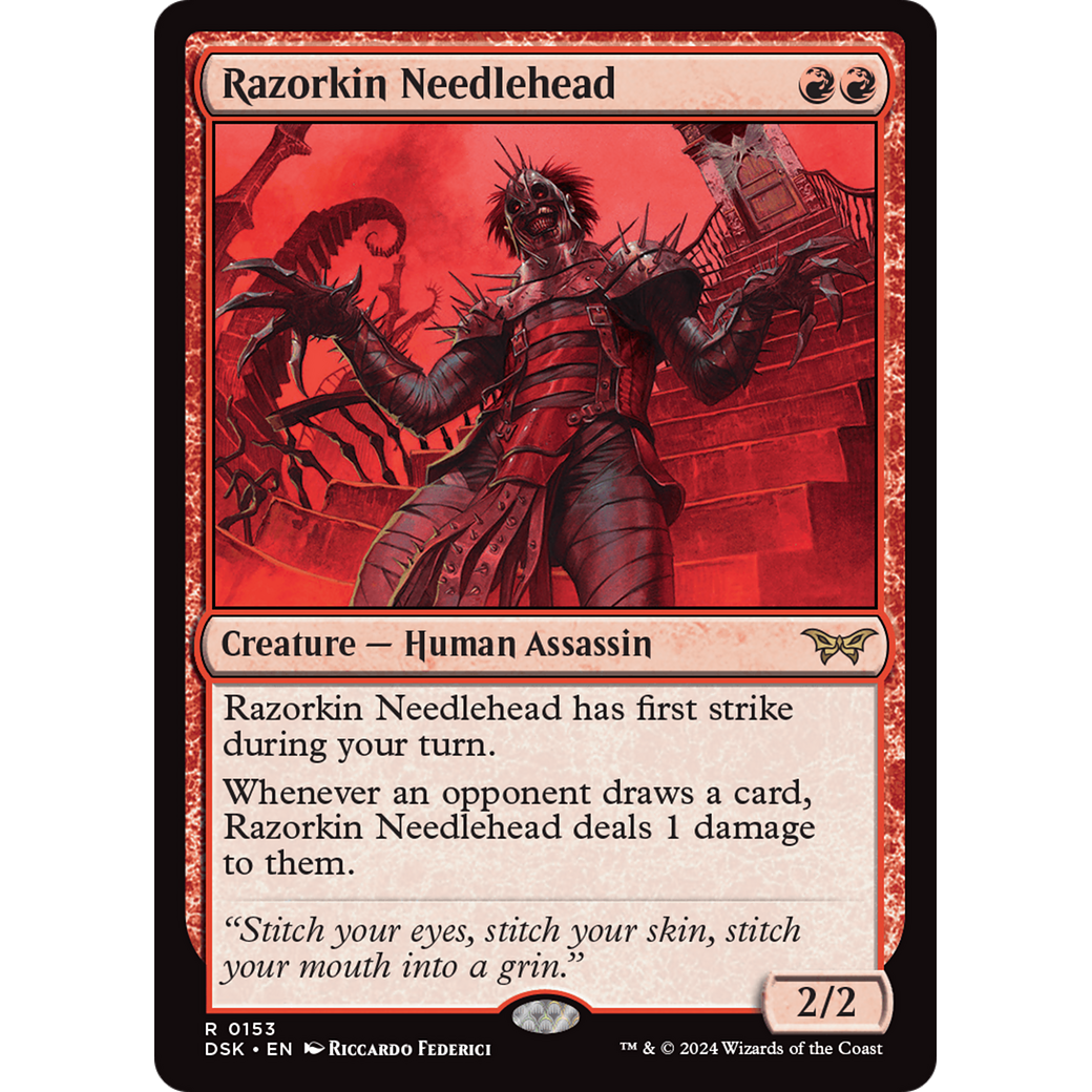 Razorkin Needlehead (DSK-153) - Duskmourn: House of Horror Foil