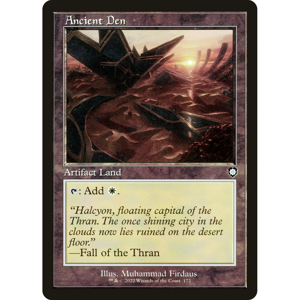 Ancient Den (Retro Frame) (BRC-172) - The Brothers' War Commander