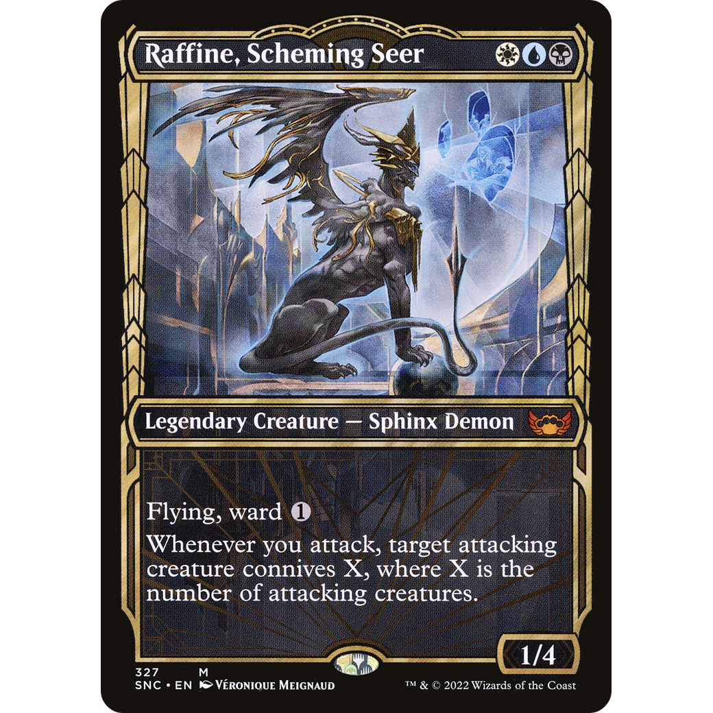 Raffine, Scheming Seer (Showcase) (SNC-327) - Streets of New Capenna: (Showcase) Foil