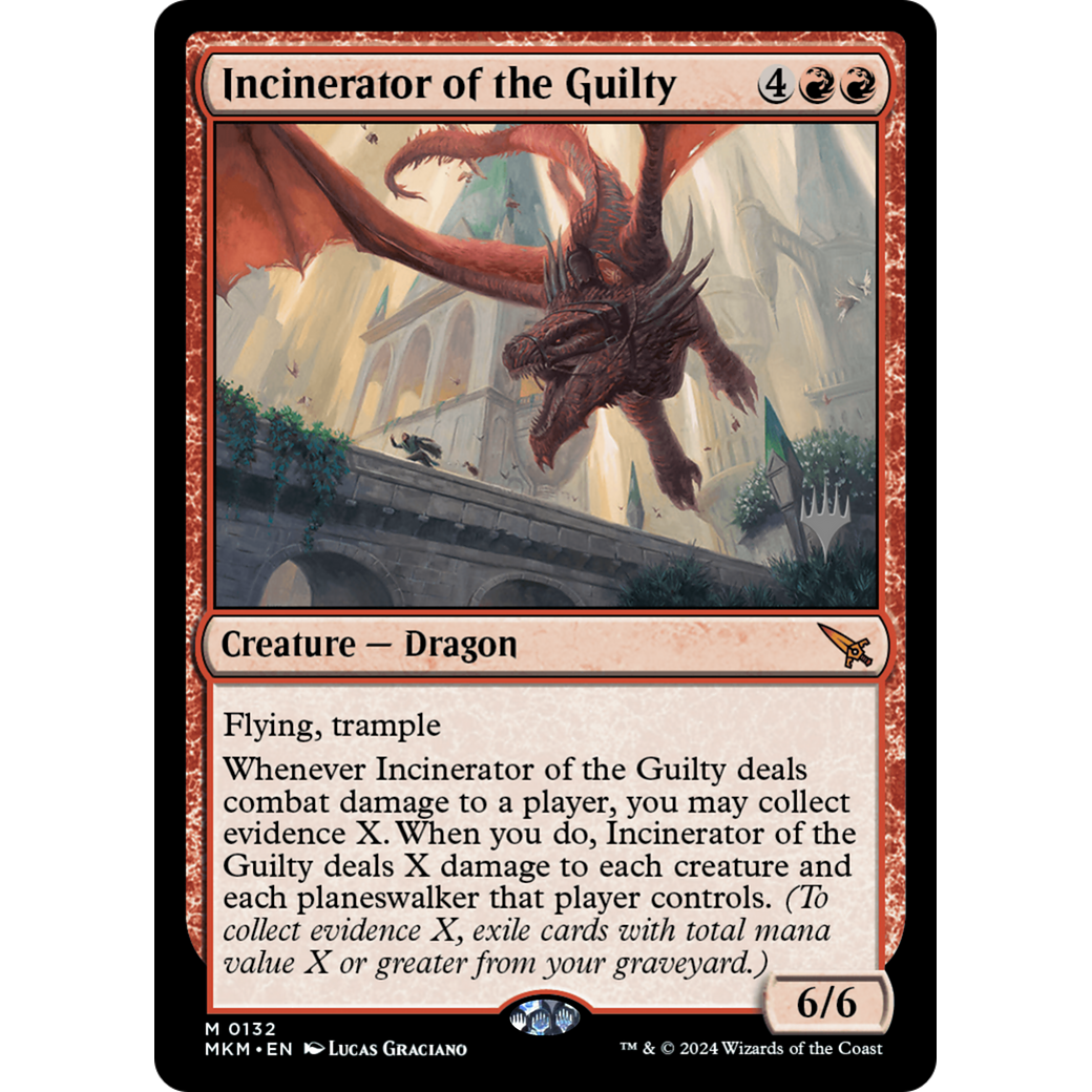 Incinerator of the Guilty (PPMKM-132P) - Murders at Karlov Manor Promos