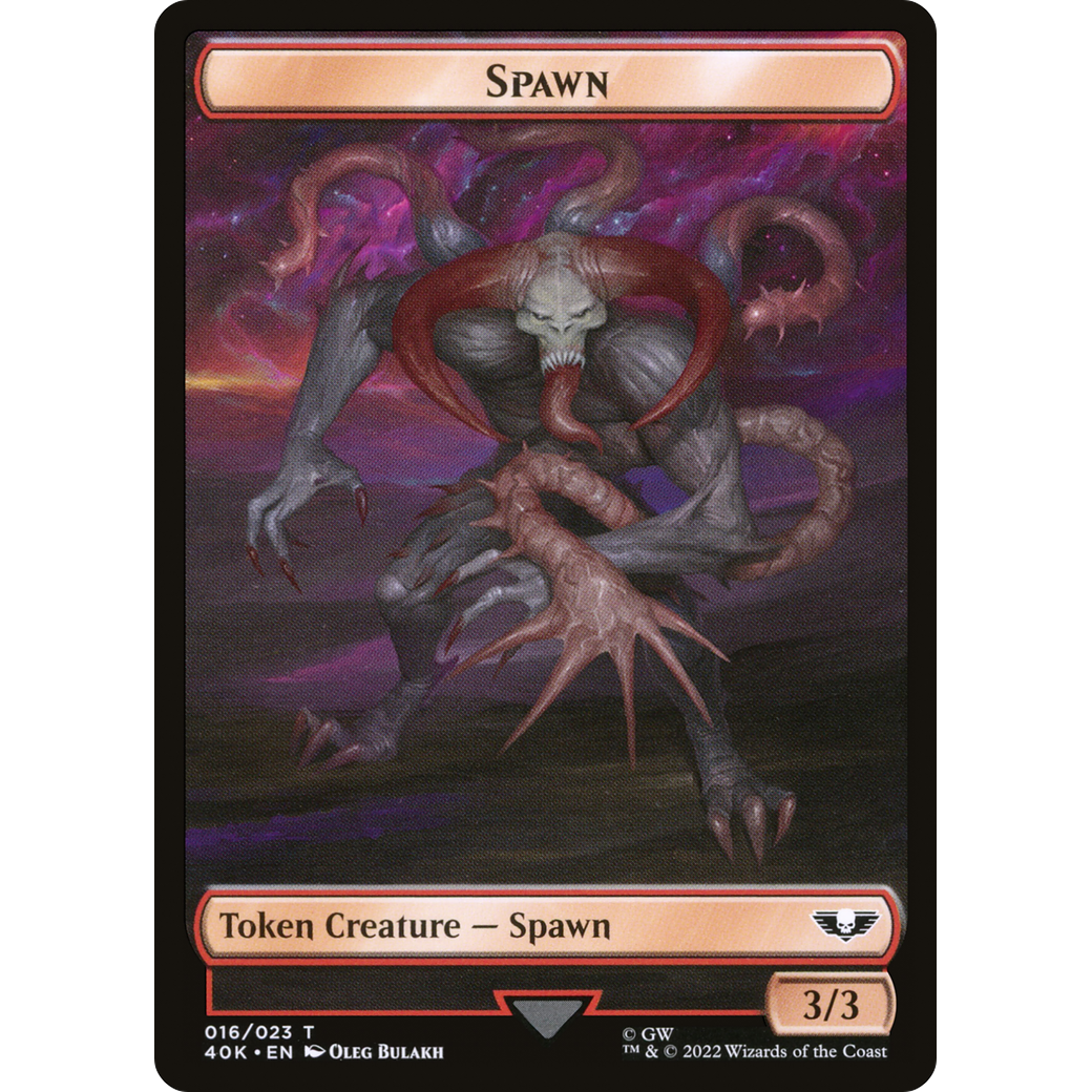 Spawn (T40K-016) - Warhammer 40,000 Tokens