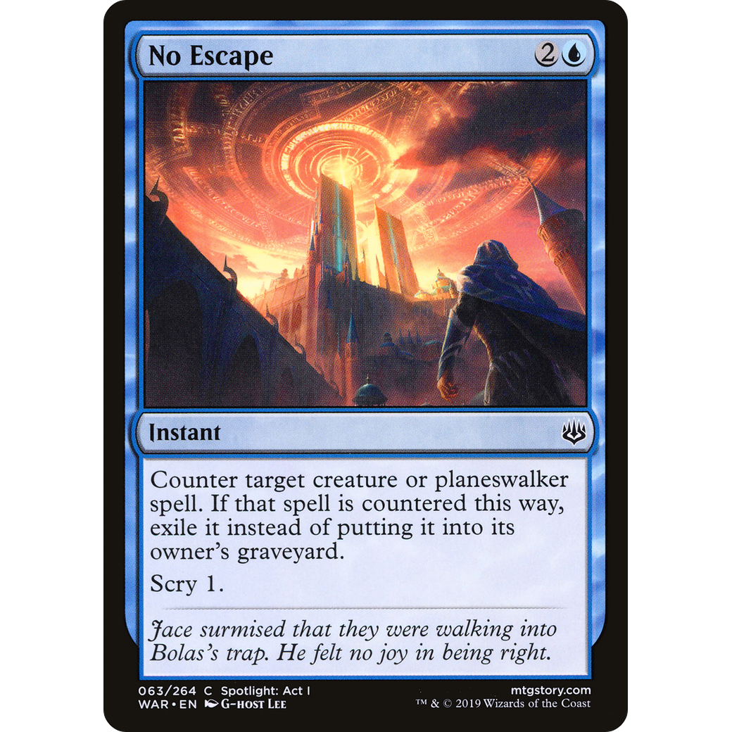 No Escape (WAR-063) - War of the Spark Foil