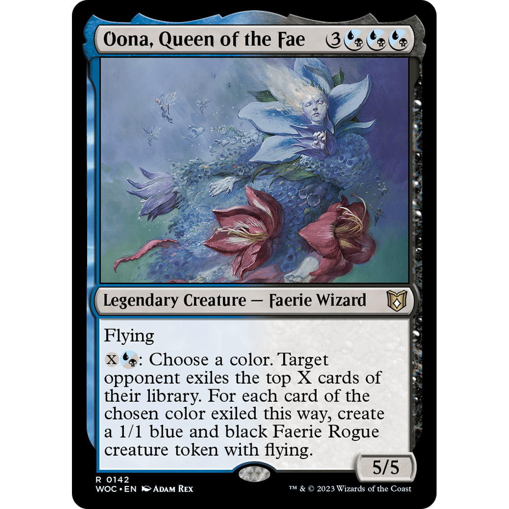 Oona, Queen of the Fae (WOC-142) - Wilds of Eldraine Commander