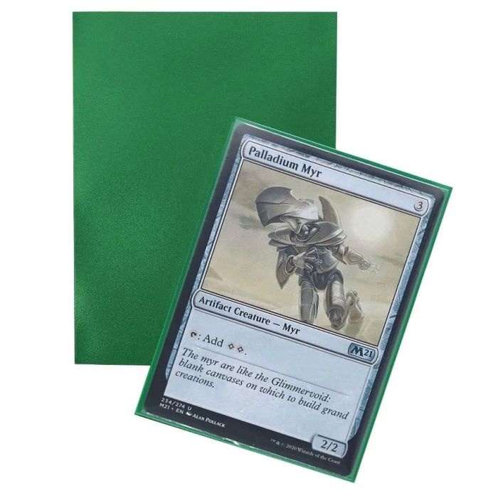 Spectrum: Green 100ct Iridian Matte Sleeves