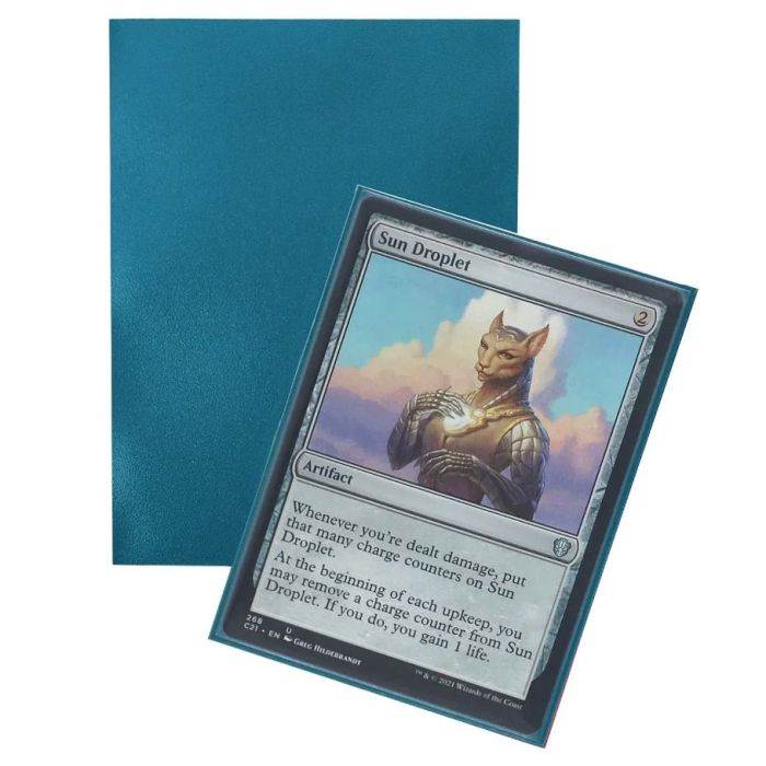 spectrum iridian card sleeves Spectrum: Petrol 100ct Iridian Matte Sleeves