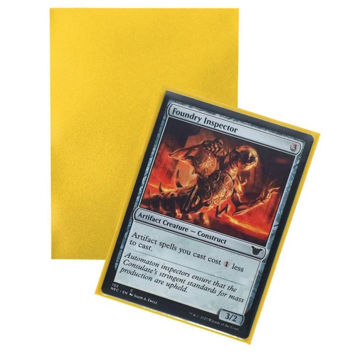 Spectrum: Yellow 100ct Iridian Matte Sleeves