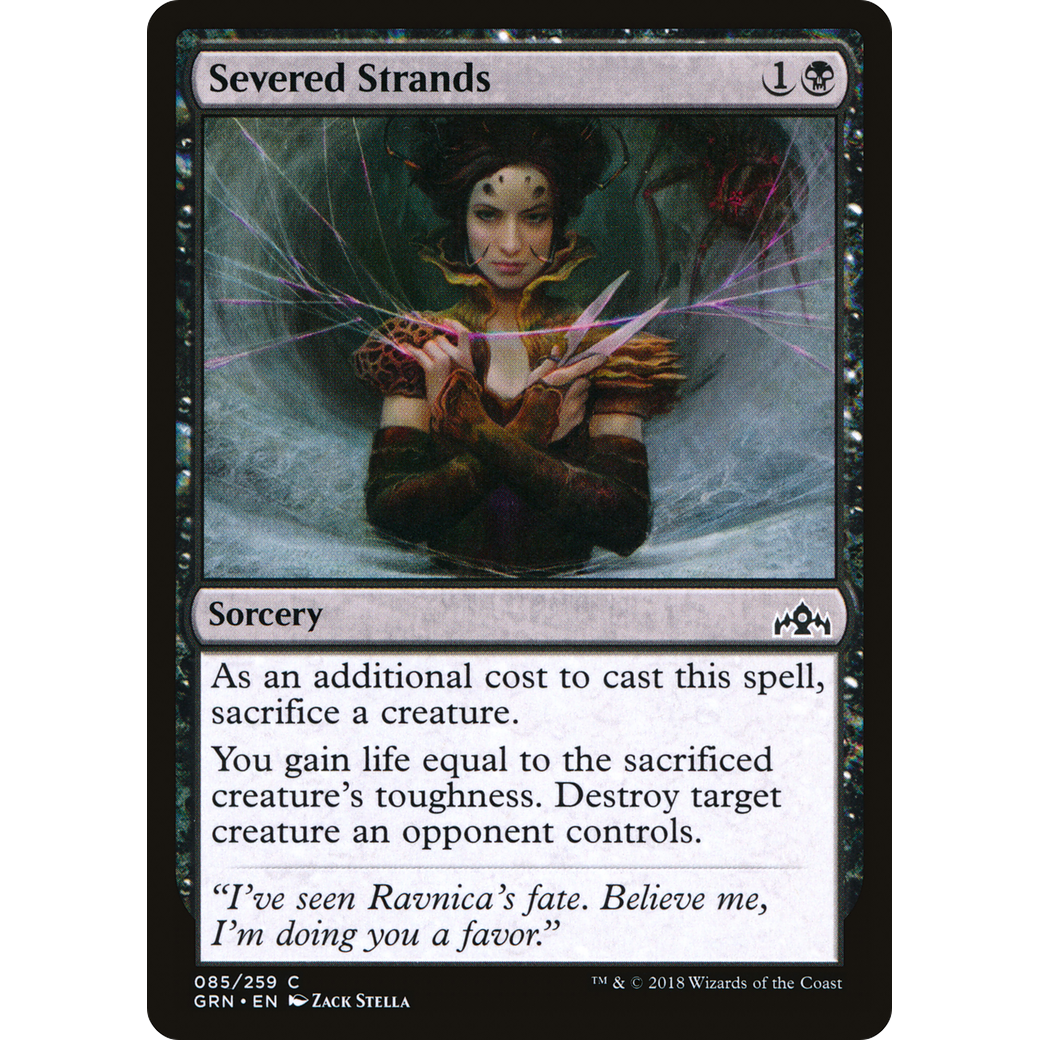 Severed Strands (GRN-085) - Guilds of Ravnica Foil