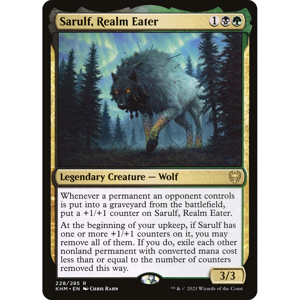 Sarulf, Realm Eater (KHM-228) - Kaldheim Foil