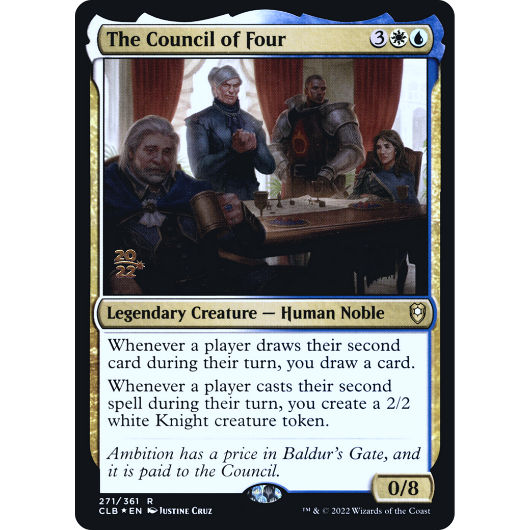 The Council of Four (PRE-271S) - Battle for Baldur's Gate Promos Foil