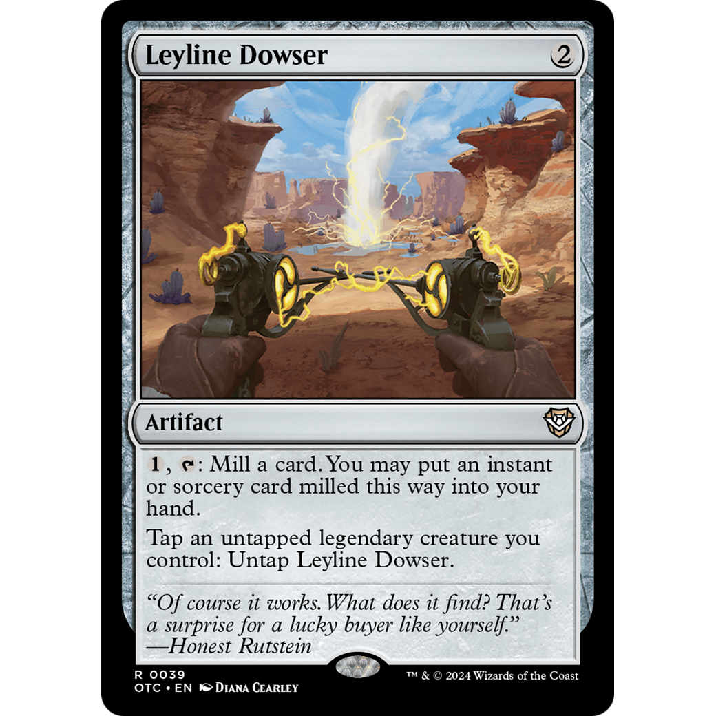 Leyline Dowser (OTC-039) - Outlaws of Thunder Junction Commander