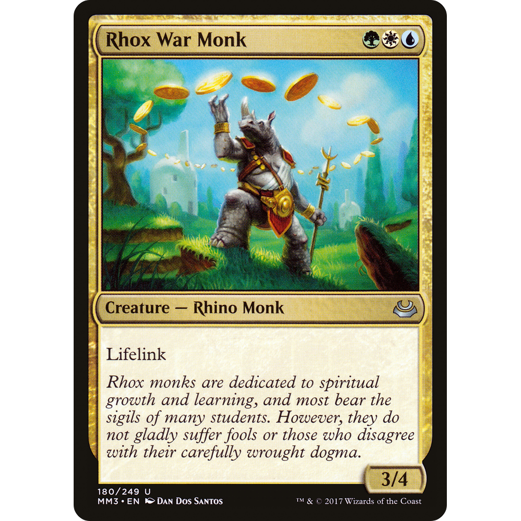 Rhox War Monk (MM3-180) - Modern Masters 2017