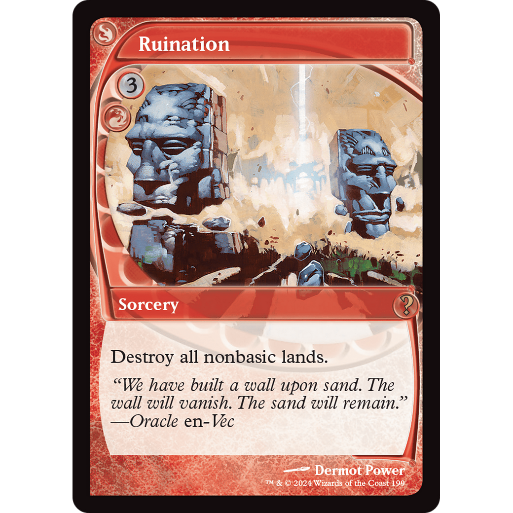 Ruination (Future Sight) (MB2-199) - Mystery Booster 2 Foil