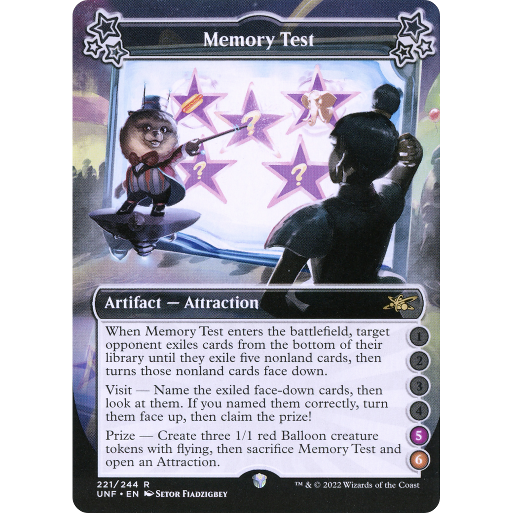 Memory Test (5-6) (UNF-221) - Unfinity