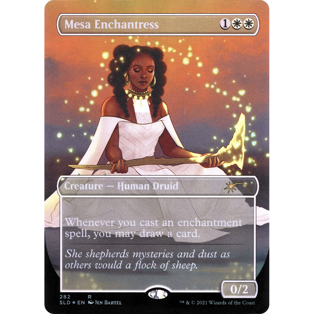 Mesa Enchantress (SLD-282) - Secret Lair Drop (Borderless) Foil