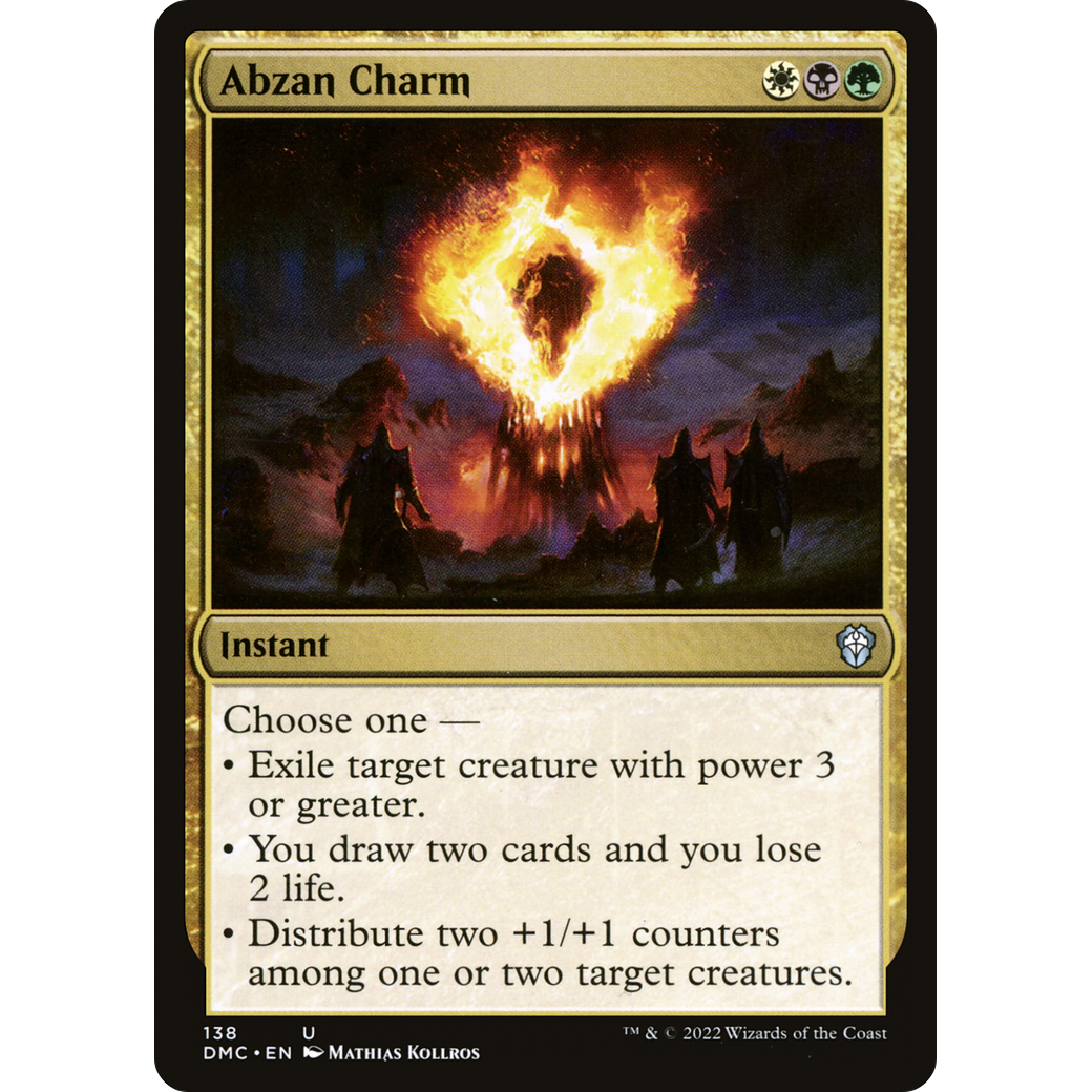 Abzan Charm (DMC-138) - Dominaria United Commander