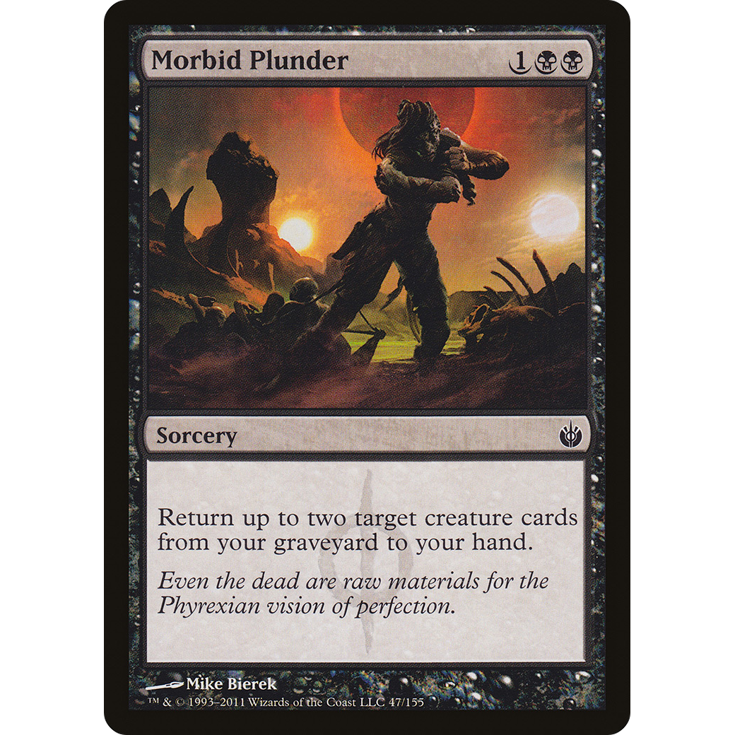 Morbid Plunder (MBS-047) - Mirrodin Besieged Foil