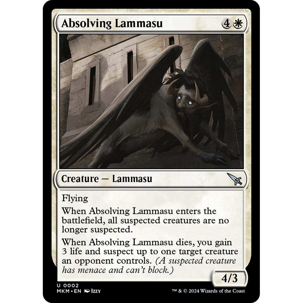 Absolving Lammasu (MKM-002) - Murders at Karlov Manor Foil