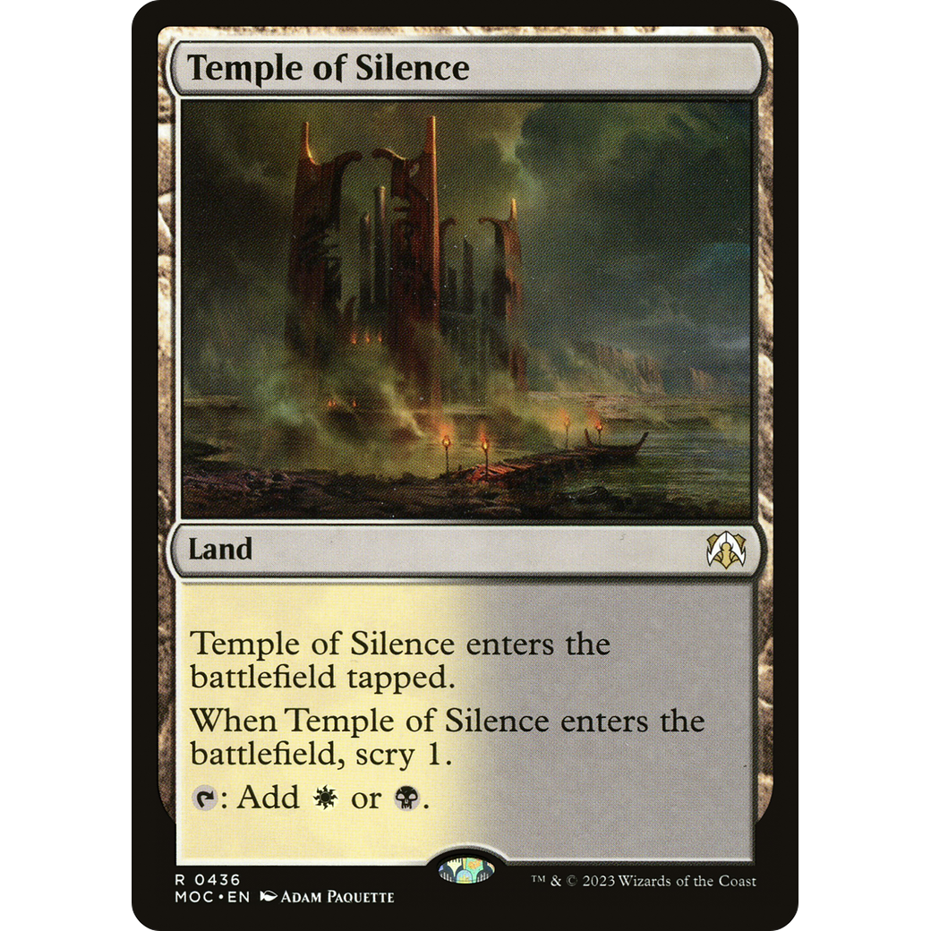 Temple of Silence (MOC-436) - March of the Machine Commander