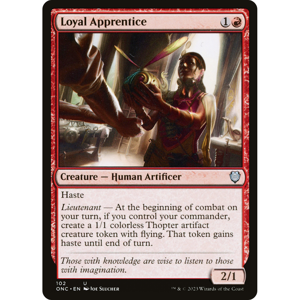 Loyal Apprentice (ONC-102) - Phyrexia: All Will Be One Commander