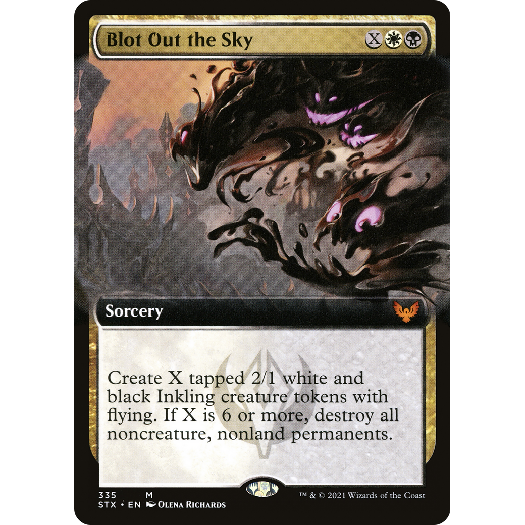Blot Out the Sky (Extended Art) (STX-335) - Strixhaven: School of Mages: (Extended Art)