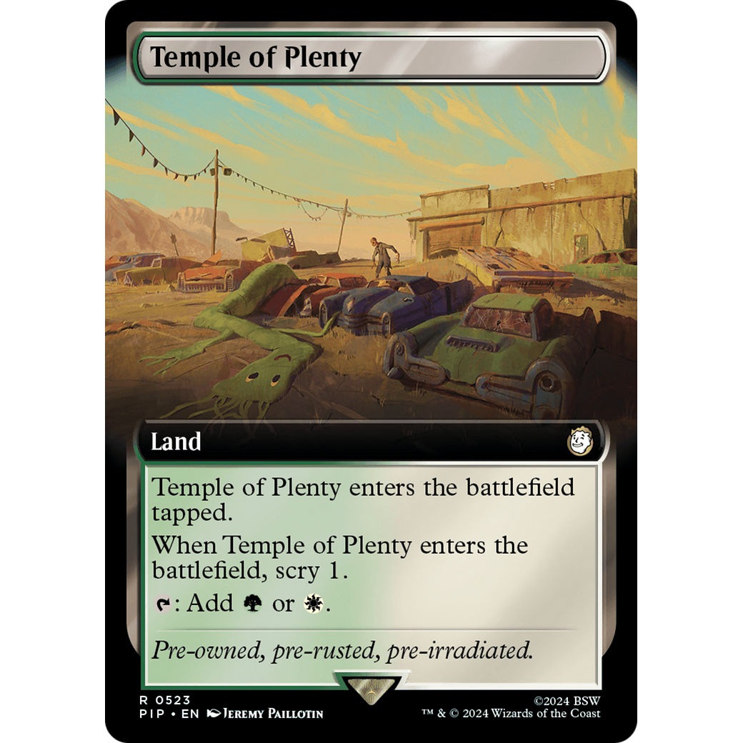 Temple of Plenty (PIP-523) - Fallout: (Extended Art) Foil