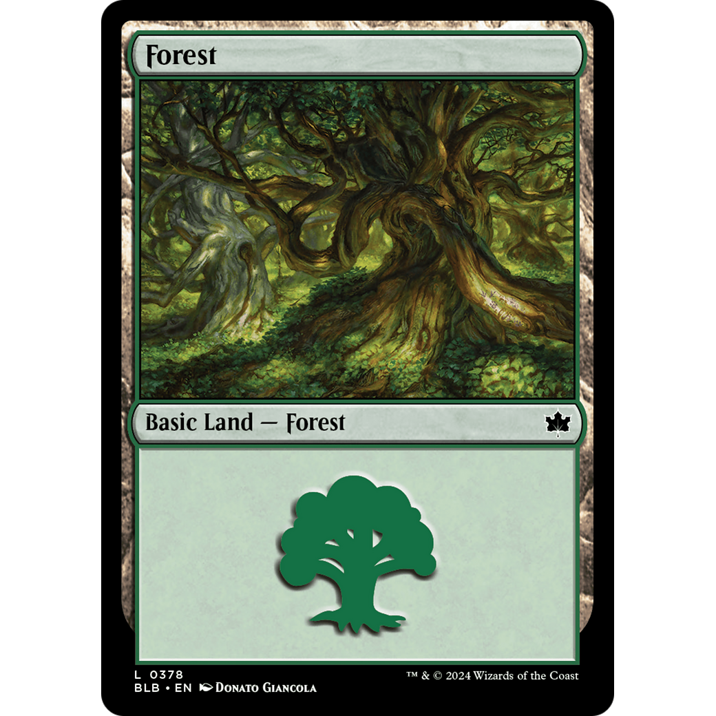 Forest (BLB-378) - Bloomburrow Foil