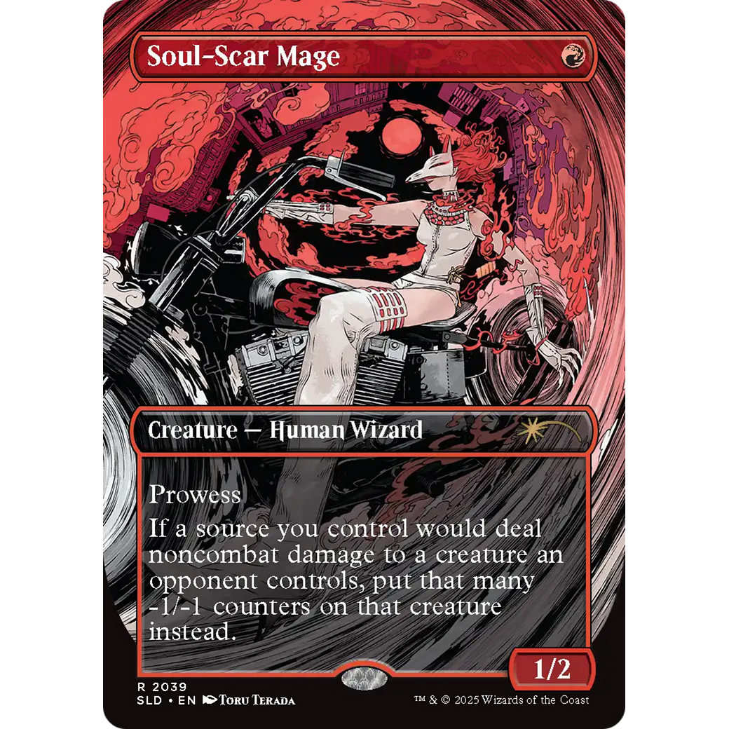 Soul-Scar Mage (2039) (SLD-2039) - Secret Lair Drop (Borderless)