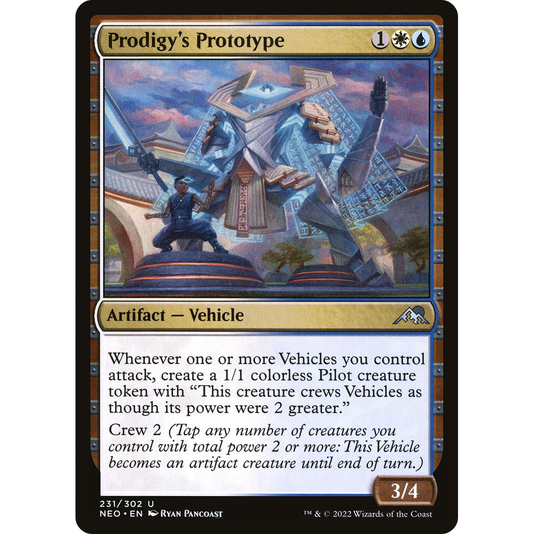 Prodigy's Prototype (NEO-231) - Kamigawa: Neon Dynasty Foil