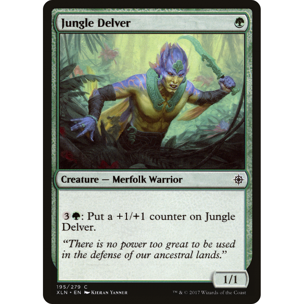 Jungle Delver (XLN-195) - Ixalan Foil