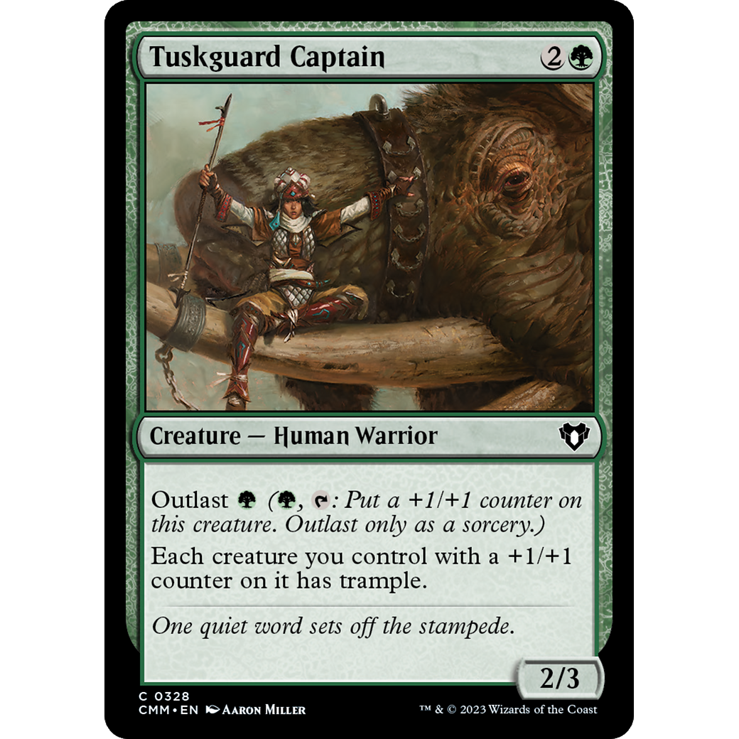 Tuskguard Captain (CMM-328) - Commander Masters