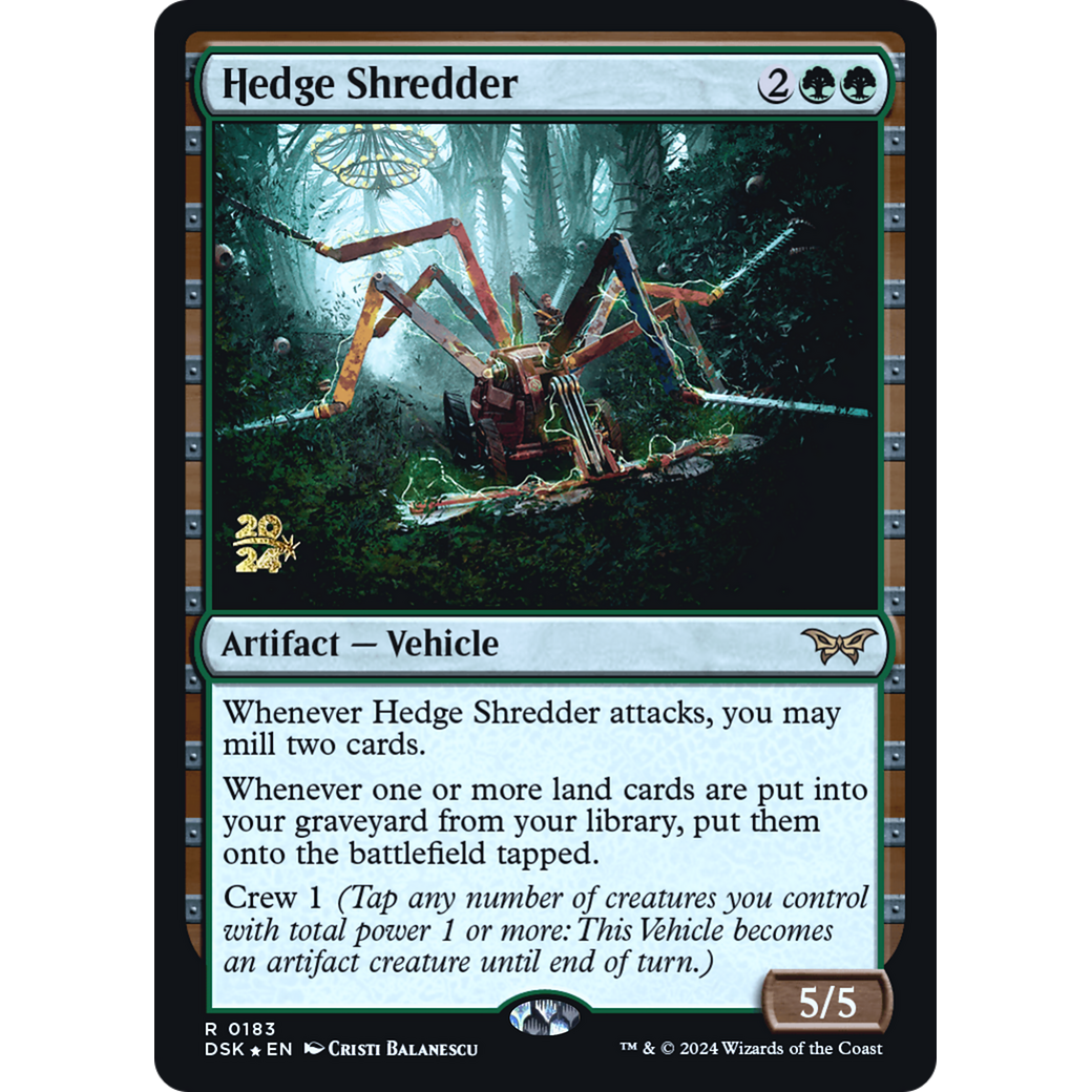 Hedge Shredder (PRE-183S) - Duskmourn: House of Horror Promos Foil